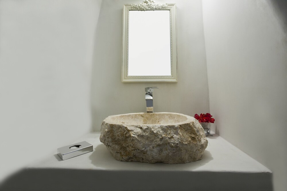 Luxury Villa, Sea View (Cave, Private Hot Tub) - Bathroom Sink