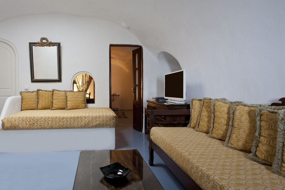 Luxury Villa, Sea View (Cave, Private Hot Tub) - Living Area