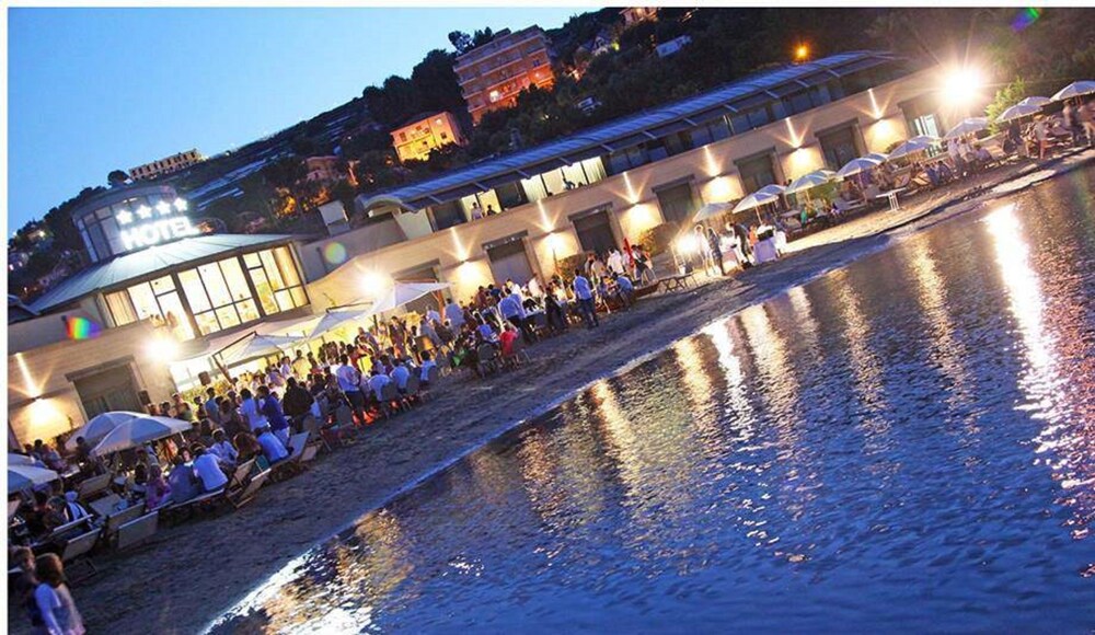 Hotel Front - Evening/Night