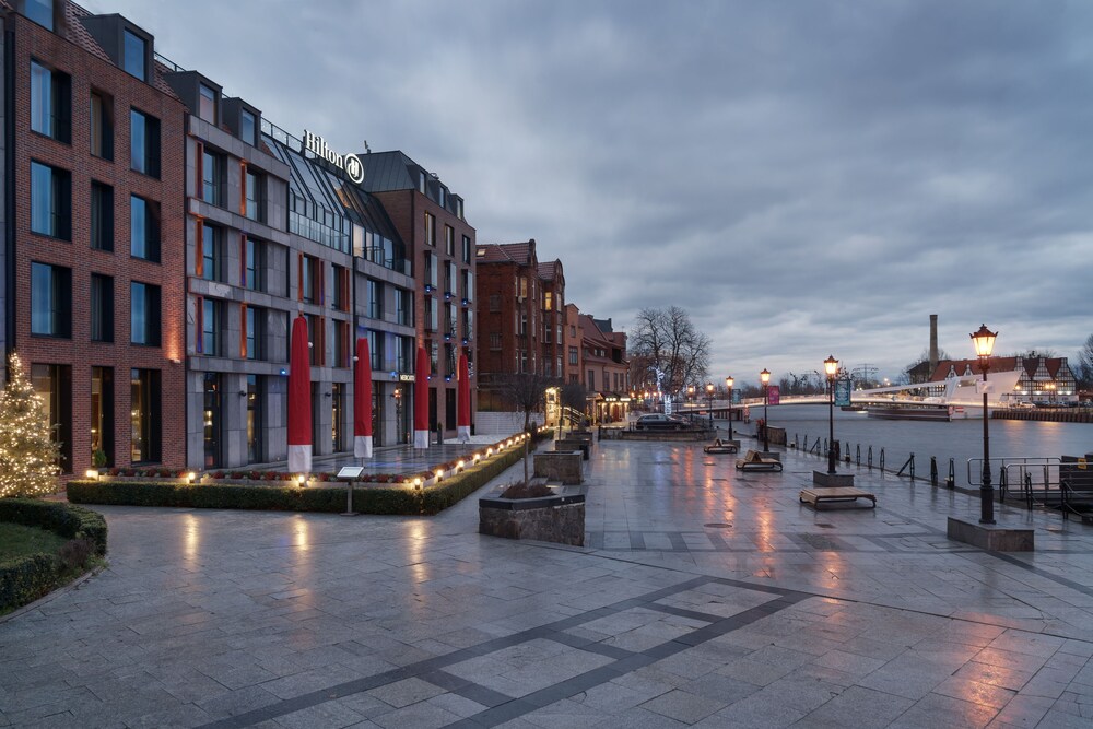 Hotel Front - Evening/Night