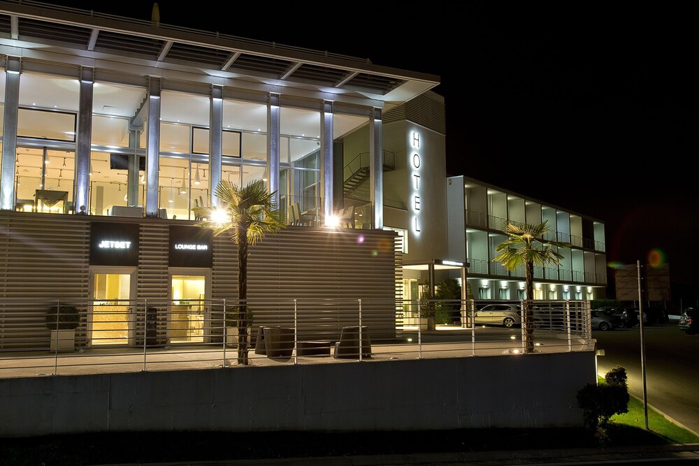 Hotel Front - Evening/Night