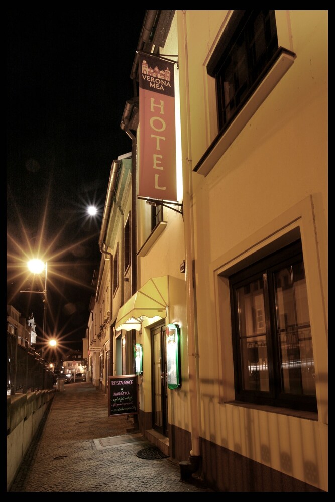 Hotel Front - Evening/Night