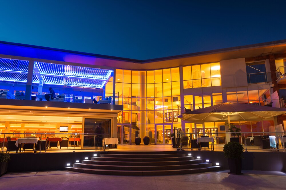 Hotel Front - Evening/Night