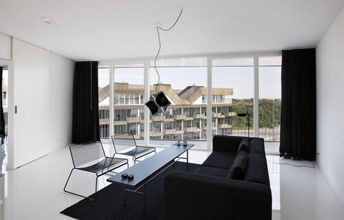 Penthouselejlighed - 2 dobbeltsenge - Opholdsrum