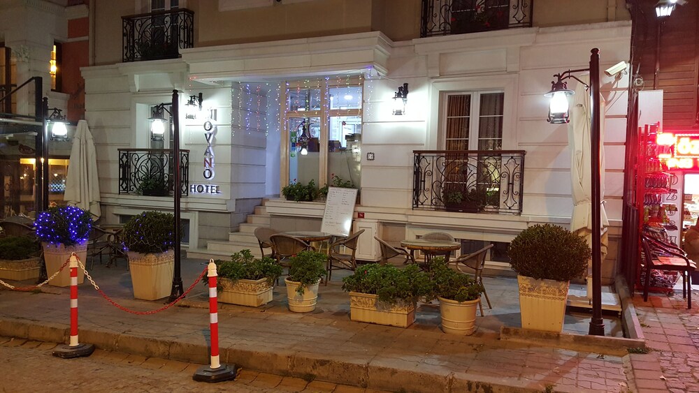 Hotel Front - Evening/Night