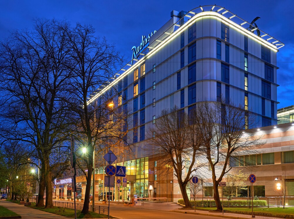Hotel Front - Evening/Night