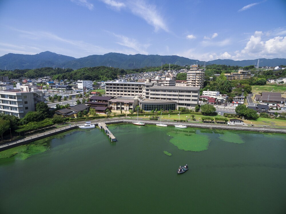 Aerial view, Biwako Ryokusuitei