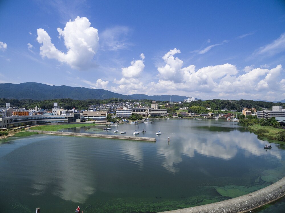 Aerial view, Biwako Ryokusuitei