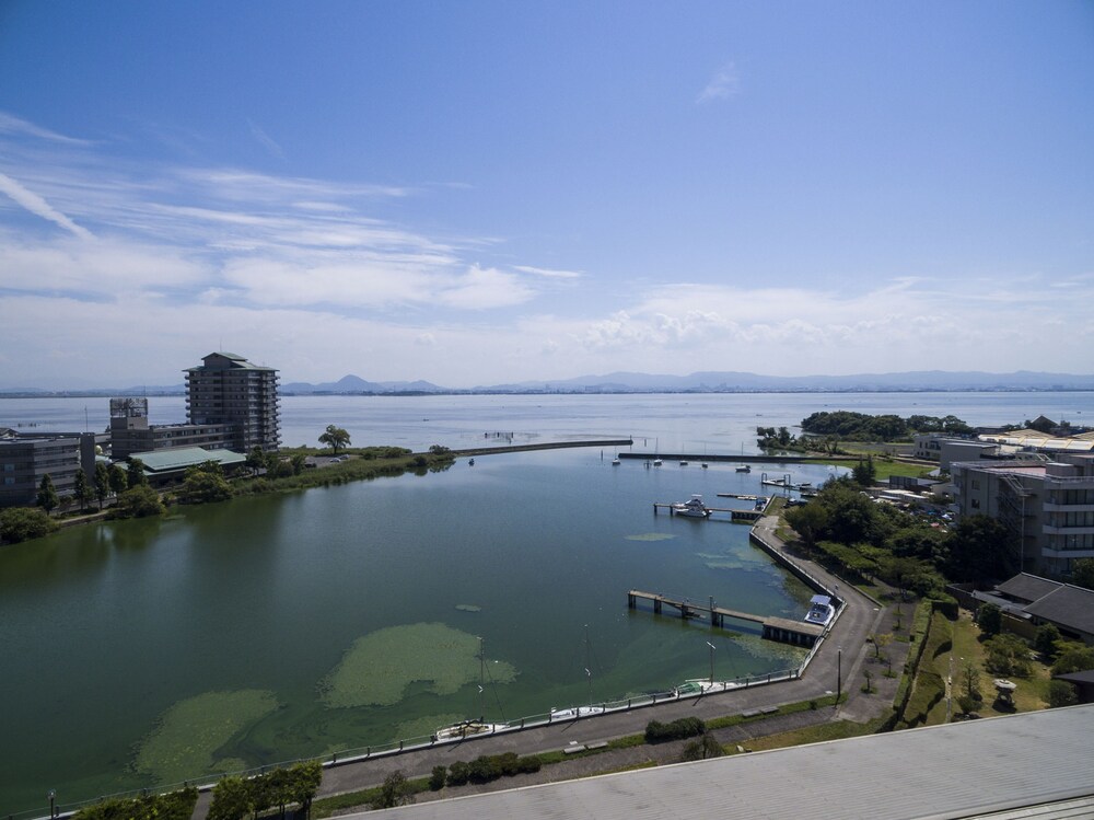 Aerial view, Biwako Ryokusuitei