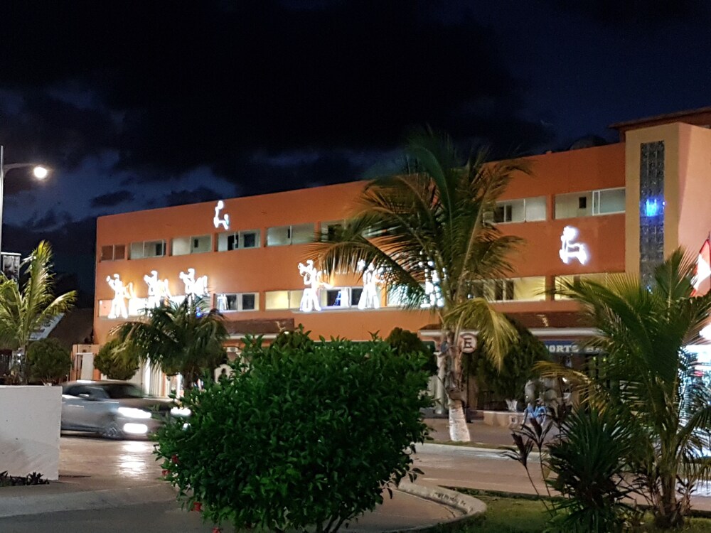 Hotel Front - Evening/Night