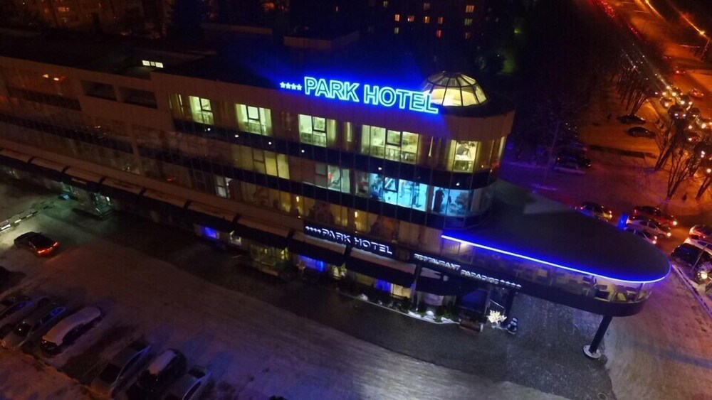 Hotel Front - Evening/Night