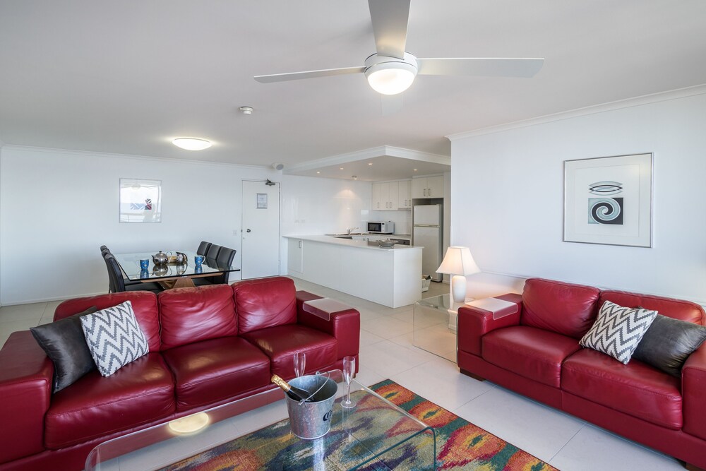 Panoramic Apartment, 1 Bedroom, Ocean View - Living Area