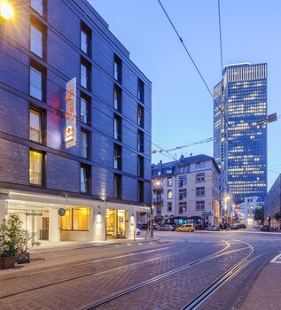 Hotel Front - Evening/Night