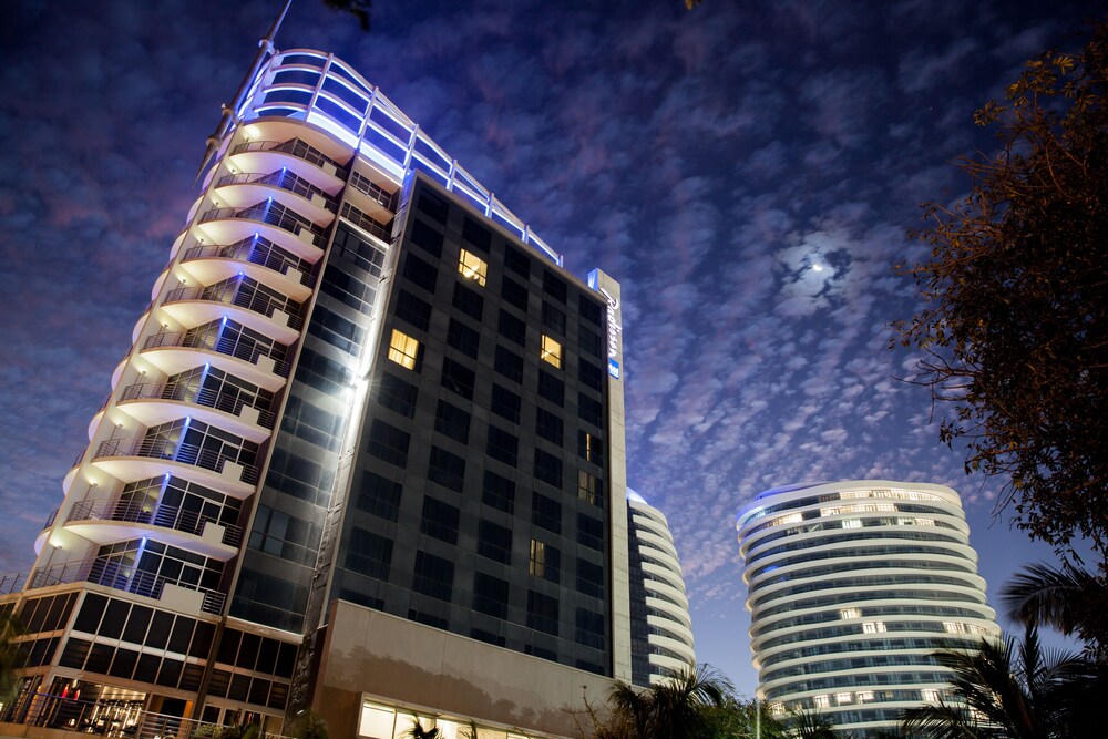 Hotel Front - Evening/Night
