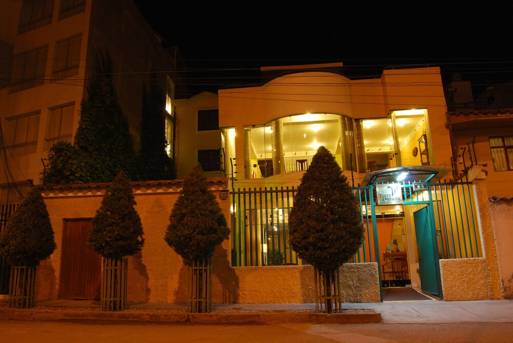 Hotel Front - Evening/Night