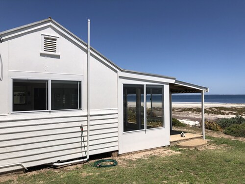 LITTLE WHITE SHACK on the beach, Hardwicke Bay, Yorke Peninsular