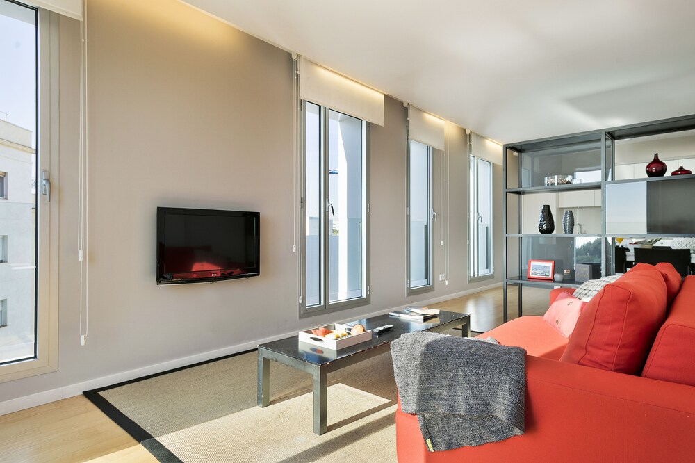 Business Apartment, 1 Bedroom, Sea View - Living Room