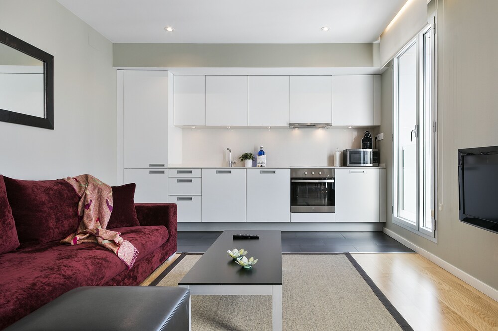 Superior Apartment, 1 Bedroom, Sea View - Living Room