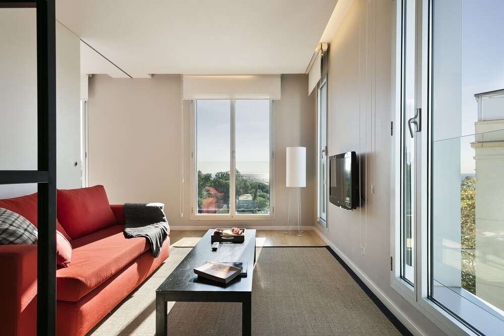 Business Apartment, 1 Bedroom, Sea View - Living Room