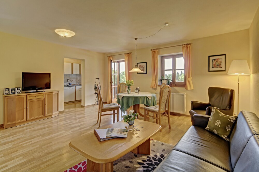 Wohnbereich (Apartment, 1 Schlafzimmer, Gartenblick (Falkenstein))