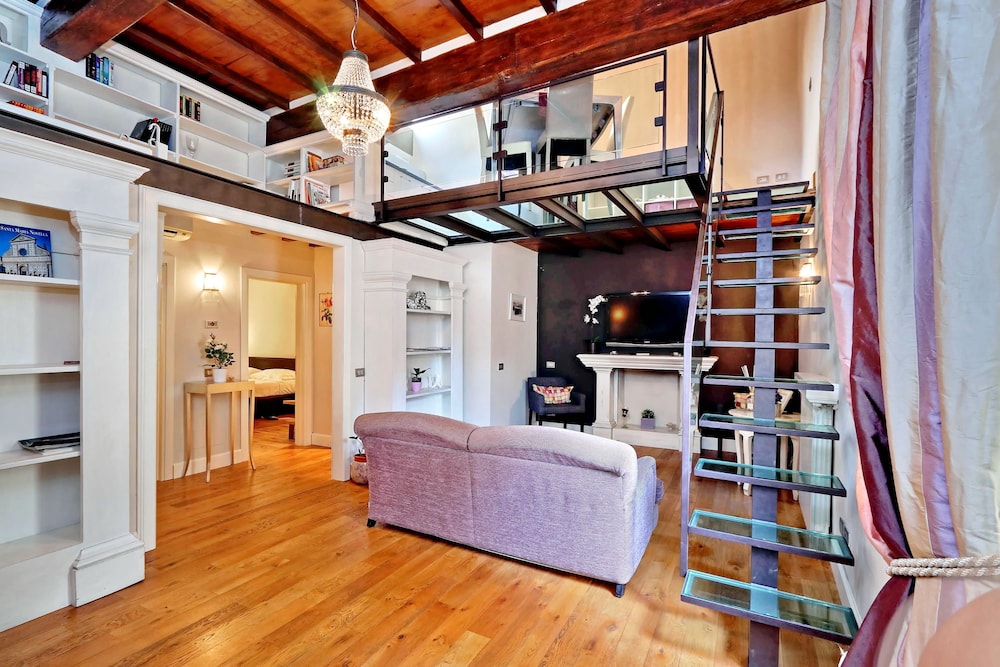 Duplex, 3 Bedrooms (Guelfo, Vicolo del Panico 2) - Living Area