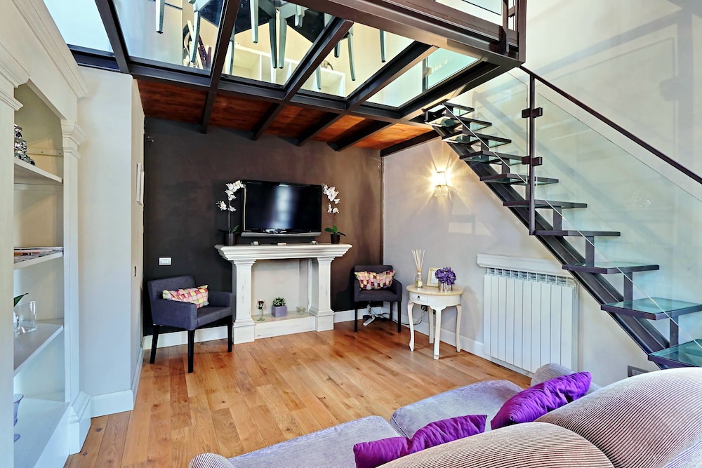 Duplex, 3 Bedrooms (Guelfo, Vicolo del Panico 2) - Living Room