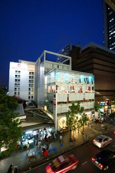 Hotel Front - Evening/Night
