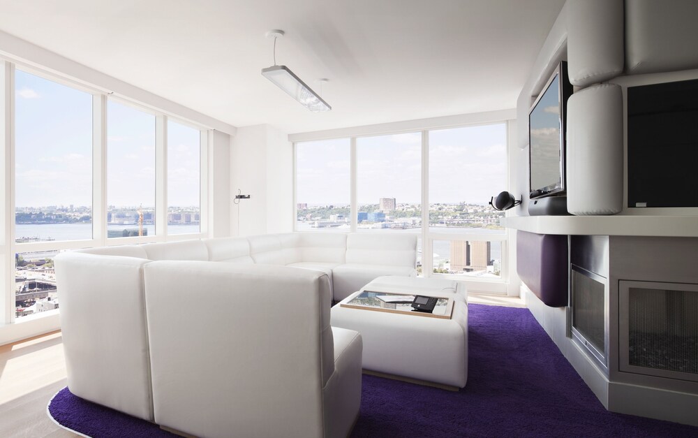 Living area, YOTEL New York Times Square