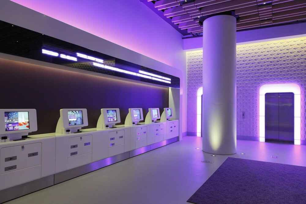 Check-in/check-out kiosk, YOTEL New York Times Square