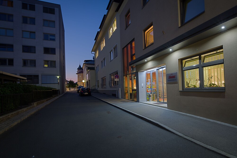 Hotel Front - Evening/Night