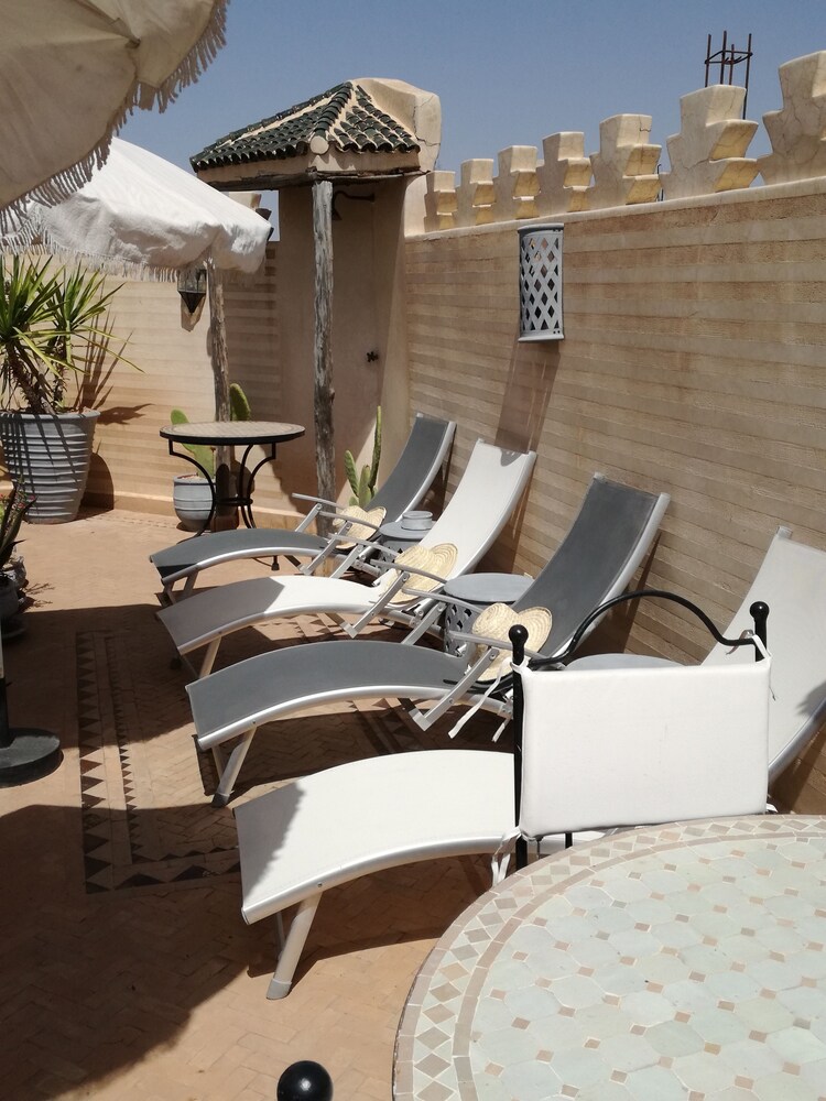 Terraza para tomar el sol