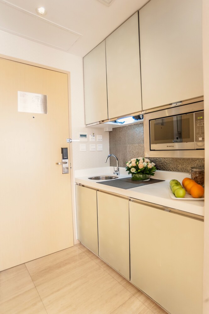 Kitchenette dans la chambre