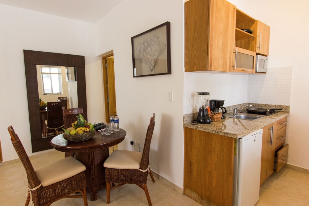 Cuisinette dans la chambre
