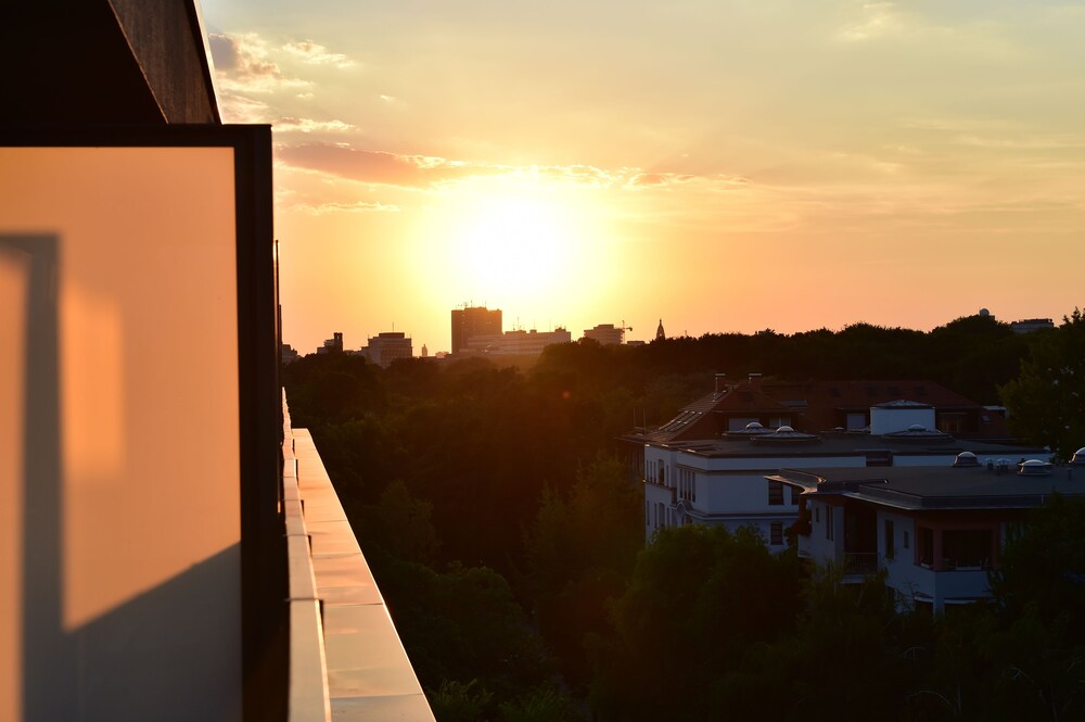 Blick vom Hotel