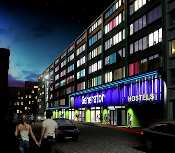 Hotel Front - Evening/Night