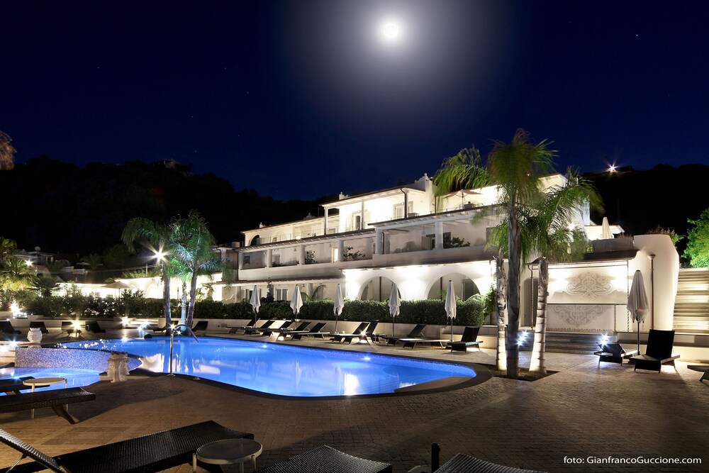 Hotel Front - Evening/Night