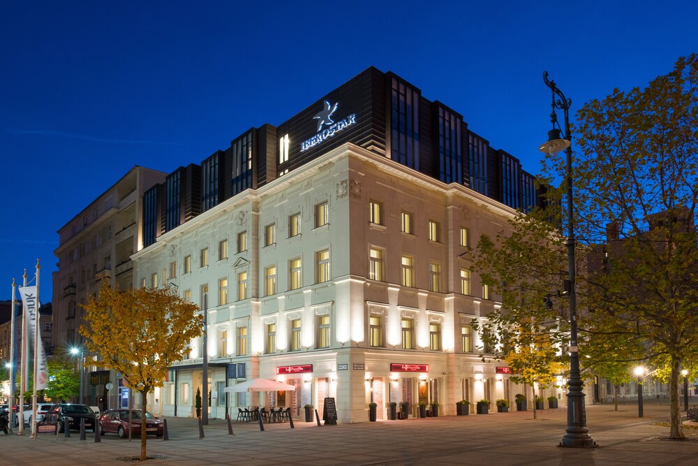 Hotel Front - Evening/Night