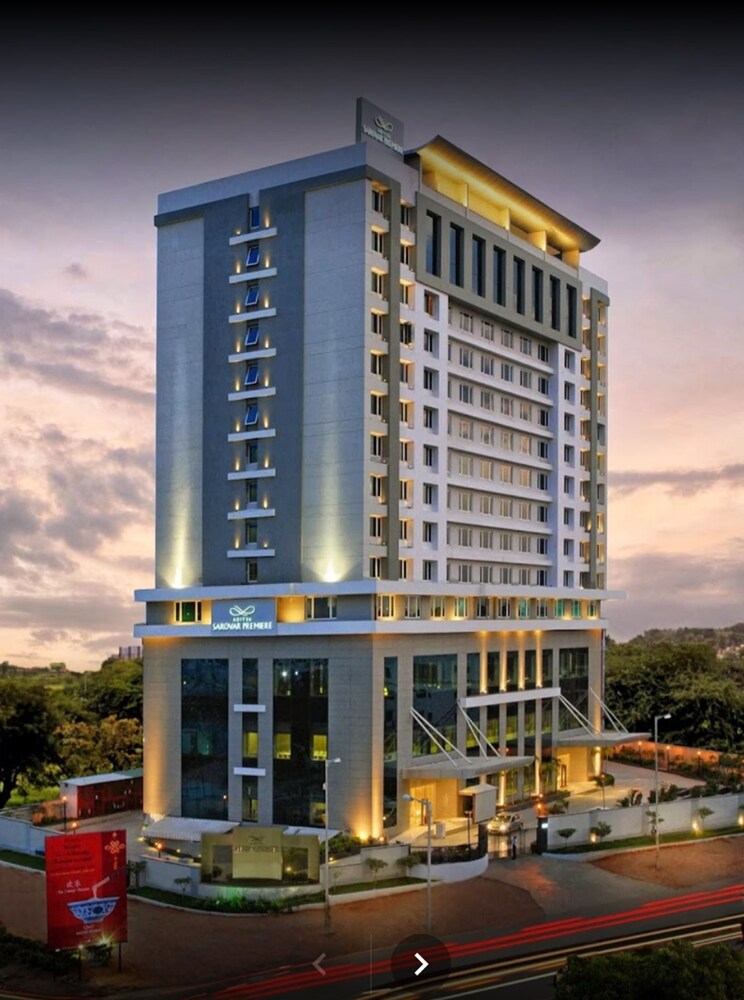 Hotel Front - Evening/Night