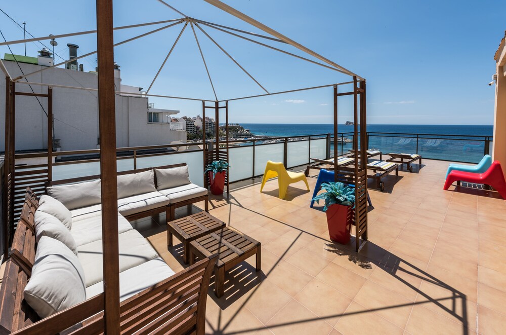 Terraza para tomar el sol