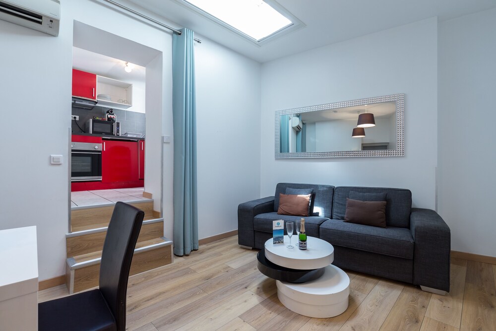 Superior Apartment, Kitchen - Living Area