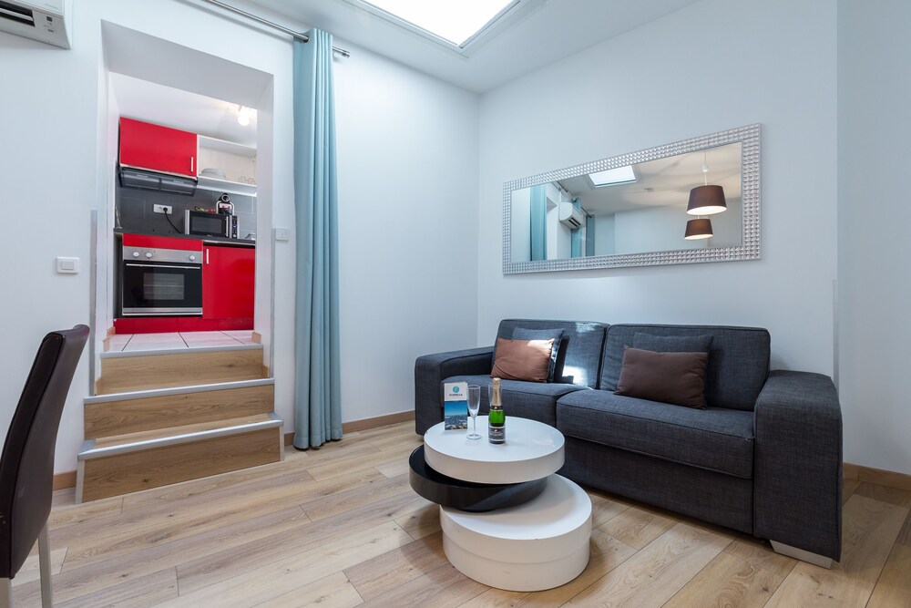 Superior Apartment, Kitchen - Living Area