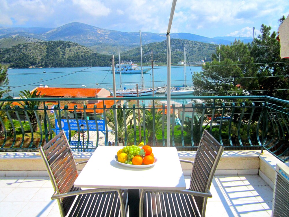 Blick vom Balkon