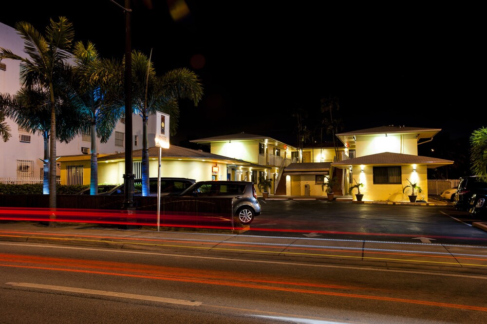 Hotel Front - Evening/Night