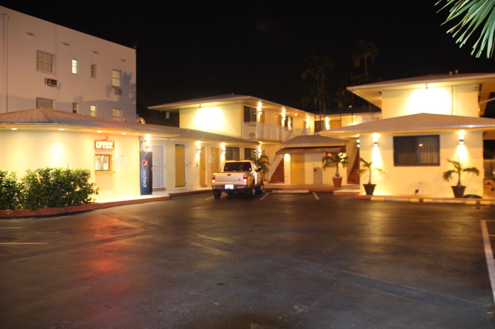 Hotel Front - Evening/Night