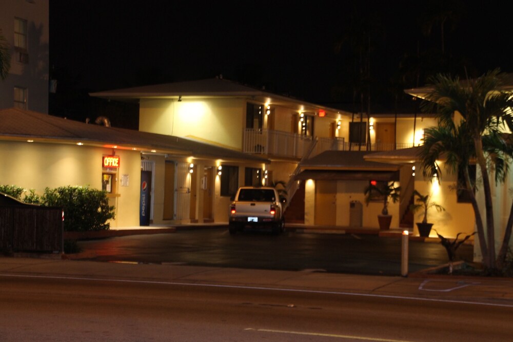 Hotel Front - Evening/Night