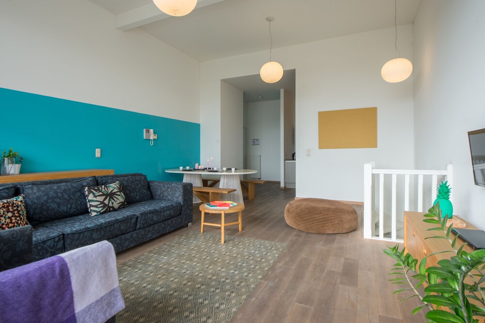 Woonruimte: Penthouse, terras, Uitzicht op de stad