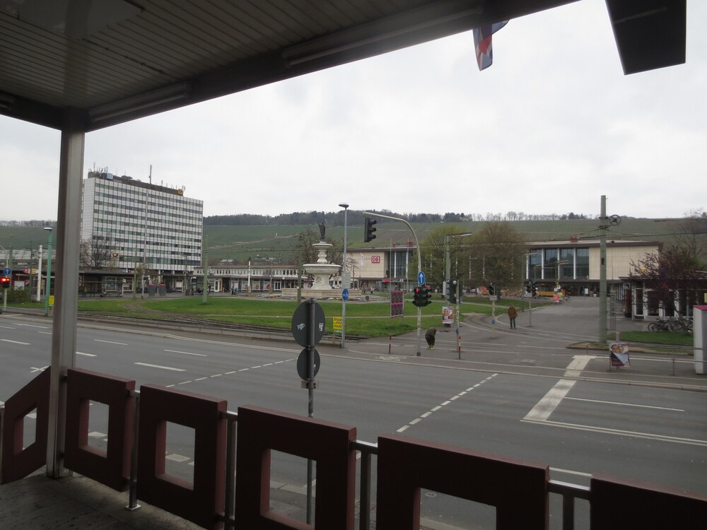 Blick vom Hotel