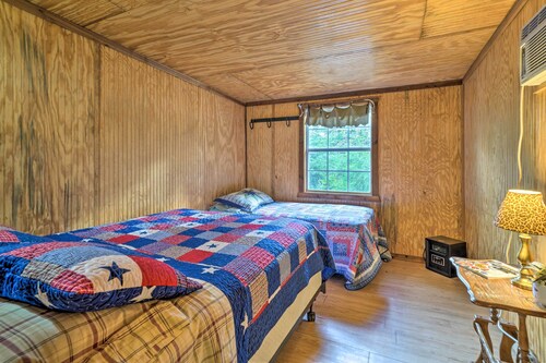 NEW! Cozy Cabin w/ Deck - Nestled by Honey Creek!