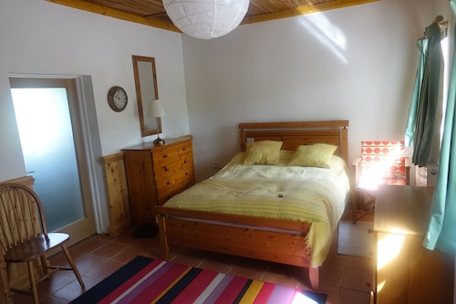 Secluded cottage in stunning mountain scenery near village