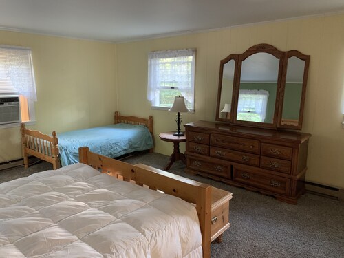 Charming Adirondack lake house near Lake George - short walk to private beach